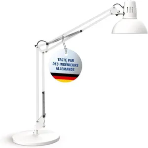 Lampe de bureau - MAUL - MAULstudy - Métal - LED - Flexible 360° pas cher