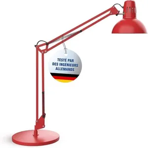 Comparateur de prix : Lampe de bureau à LED MAULstudy, avec pied, rouge
