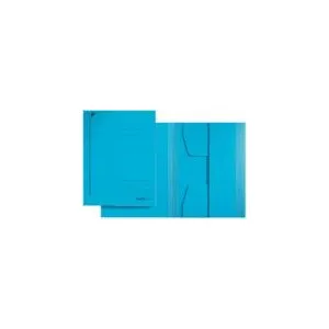 Comparateur de prix : Chemise trieur 3 rabats format a5 carton 320g bleu leitz 3925-00-35