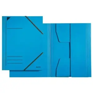 Comparateur de prix : Leitz - 1x chemise à élastiques, format a4, carton 320 g m2, bleu 39810035
