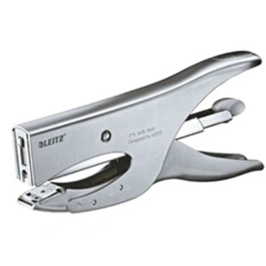 Pince-agrafeuse Leitz 5549 - Métal chrome - 40 feuilles - Agrafes 24/8 pas cher