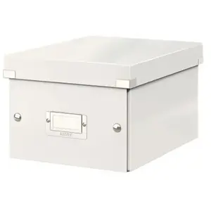 Comparateur de prix : Leitz Boîte de Rangement A5, Click & Store, 60430001 - Petit, Blanc