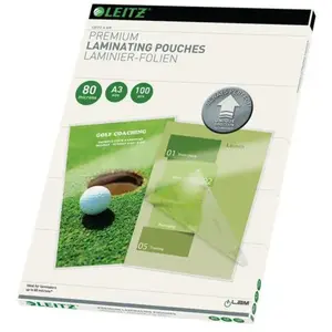 Comparateur de prix : Leitz iLAM Lot de 100 pochettes de plastification UDT A3 160 microns