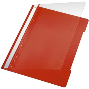 LEITZ chemise à lamelle Standard, format A4, PVC,rouge clair pas cher