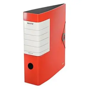 Esselte-leitz classeur solid, la poussière, format a4, large (rouge) pas cher