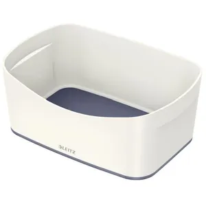 Comparateur de prix : Esselte Leitz Leitz Mybox - Bac De Rangement - Blanc Et Gris