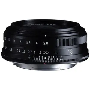Comparateur de prix : Voigtlander Voigtländer Color-Skopar 2,8/18 mm sw X-mount Fujifilm
