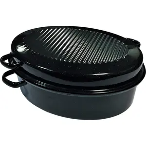 KOCHSTAR Daubière slim 42 cm émail noir pas cher