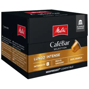 Capsules de café Melitta CaféBar Selection Lungo Intense pour machines Nespresso®, 10 pièces. pas cher