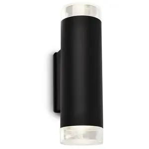 Comparateur de prix : Applique murale d'extérieur led Briloner upner, protection contre les projections d'eau IP44, lumière blanche neutre, éclairage vers le haut et vers