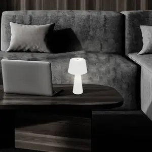 Briloner Lampe à poser LED rechargeable Kihi, blanc