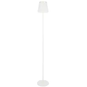 Comparateur de prix : Briloner Lampe sur pied LED rechargeable Kiki, 3.000K, blanc, IP44