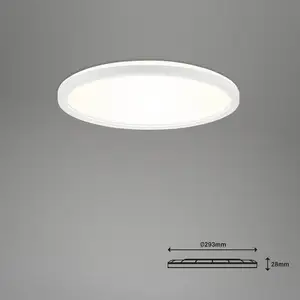 Comparateur de prix : Briloner Plafonnier LED Slim S à intensité variable CCT blanc Ø 29 cm