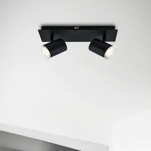 Comparateur de prix : Briloner Plafonnier à spots Banyo Splash GU10 IP44 2 lampes