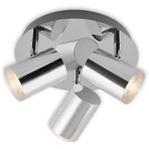 Briloner Plafonnier Banyo Splash, IP44, à trois lampes pas cher