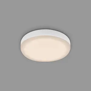 Comparateur de prix : Briloner Spot encastrable LED Plat, blanc, Ø 7,5 cm, 3.000K