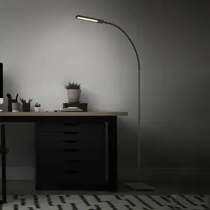 Comparateur de prix : Briloner Lampadaire LED Servo, dimmable, CCT, noir