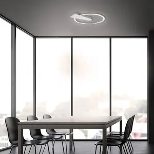 Briloner Plafonnier LED Nico, 3 000 K, rond, chromé pas cher