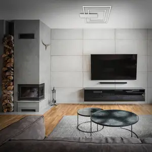 Comparateur de prix : Briloner Plafonnier LED Nico Duo 3 000 K angulaire chromé