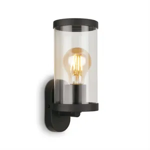 Briloner Lampe d'extérieur en verre IP44 E27 Noir 230 x 95 x 115 mm (L...Vendu paramazon