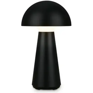 Comparateur de prix : Briloner Lampe à poser LED rechargeable Fungo, noir