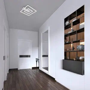 Comparateur de prix : Briloner Plafonnier LED 3772 avec 2 cadres, alu