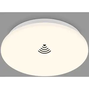 Comparateur de prix : Briloner Plafonnier LED Ekos, capteur, Ø 26 cm