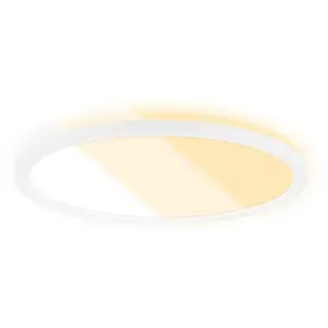 Comparateur de prix : Briloner Panneau LED 7555 Couleur de lumière réglable, Ø 29,3 cm