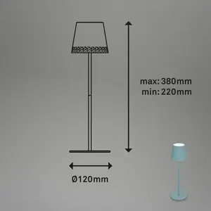 BRILONER Lampe de table à LED 2 en 1 - Montage progressif - Toucher ...Vendu paramazon