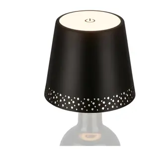 Comparateur de prix : Briloner Lampe bouteille batterie LED IP44 variateur noir