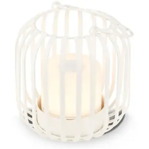 Briloner Lampe batterie LED 7279 IP44 panier métal blancVendu parluminaire