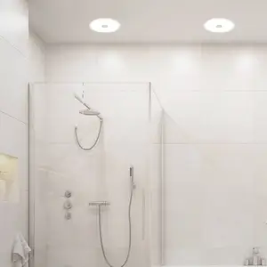 Comparateur de prix : Briloner Plafonnier encastré LED 748 IP44 CCT Switch Ø 22cm