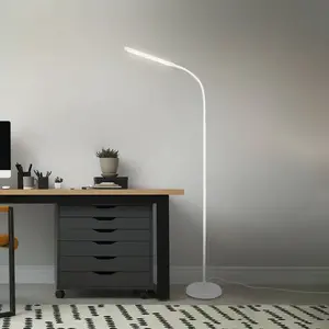 Comparateur de prix : Briloner Lampadaire LED Pivaz réglable tactile blanc