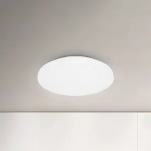 Briloner Plafonnier LED Case IP44 ciel étoilé 840 Ø 34cm pas cher