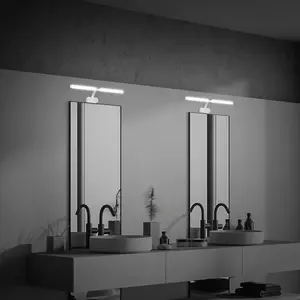 Comparateur de prix : Briloner Applique miroir LED 2131014 chromé mat, 4 000 K
