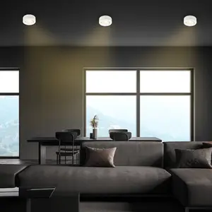 Comparateur de prix : Briloner Luminaire encastrable LED Desi, blanc, Ø9cm, marche/arrêt, 3....