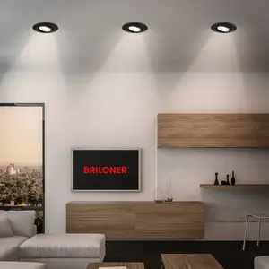 Comparateur de prix : BRILONER - Lot de 3 spots LED encastrables 230V Logement 50% recyclé, ...