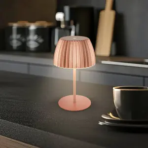 Briloner Lampe à poser LED rechargeable Brilo unplugged Riffle, couleu...