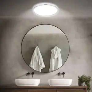 Comparateur de prix : B.k.licht - Briloner pulap Plafonnier salle de bain led, lumière indir...