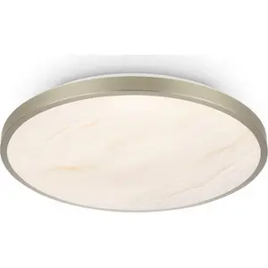 B.K.LICHT Briloner Plafonnier Led Ø33cm Rond 17,5w 2400lm 3000k Blanc ... pas cher
