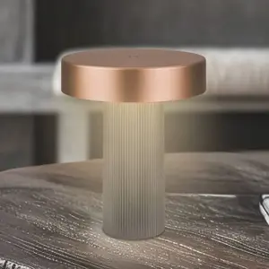 Comparateur de prix : Briloner Lampe de table LED sans fil 16 x 20 cm 3 W 300 lm 2700 K blan...