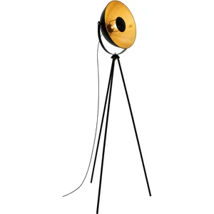 Briloner Leuchten 1380-015 Lampadaire trépied vintage - style projecte... pas cher