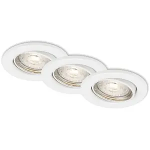 BRILONER Leuchten 7050-036 Lot de 3 spots LED encastrables à intensité...Vendu parkaufland