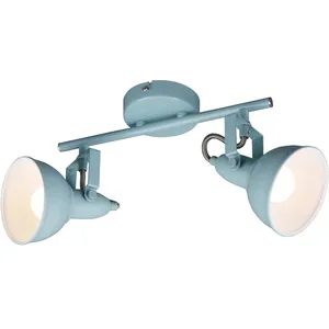 Comparateur de prix : Briloner Leuchten Lampe plafonnier avec 2 spots pivotants et orientabl...
