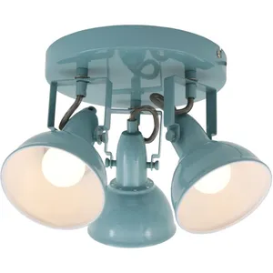 Plafonnier rétro Spot Briloner leuchten soft, 40 w, IP20, menthe-blanc, métal, excl. 3x E14, ø 21 cmVendu paramazon