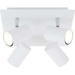 Comparateur de prix : Briloner Leuchten Plafonnier orientable 4 ampoules GU10 max. 40 W Méta...