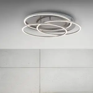 Comparateur de prix : Briloner Plafonnier LED Frames 3 cercles, fonction mémoire