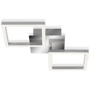 Comparateur de prix : Briloner Plafonnier LED Frame, 3.000 K, chromé
