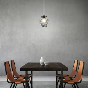 Comparateur de prix : Briloner Suspension Black Steel 4870, à 1 lampe