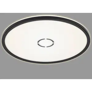 Plafonnier led Briloner leuchten free, 22 w, 3000 lm, IP20, noir, plastique, ø 42 cmVendu parkaufland